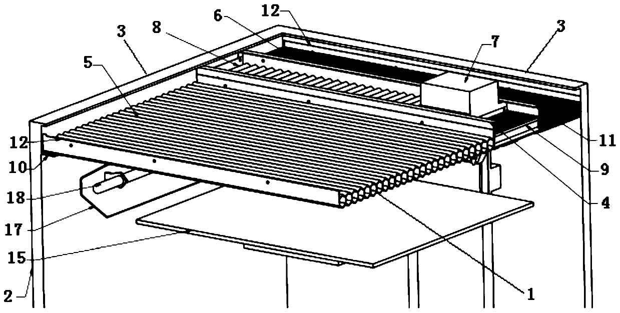 Heat preservation protective cover and heat preservation protective device of 3D printer