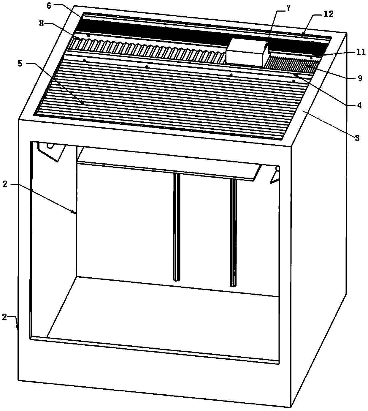 Heat preservation protective cover and heat preservation protective device of 3D printer