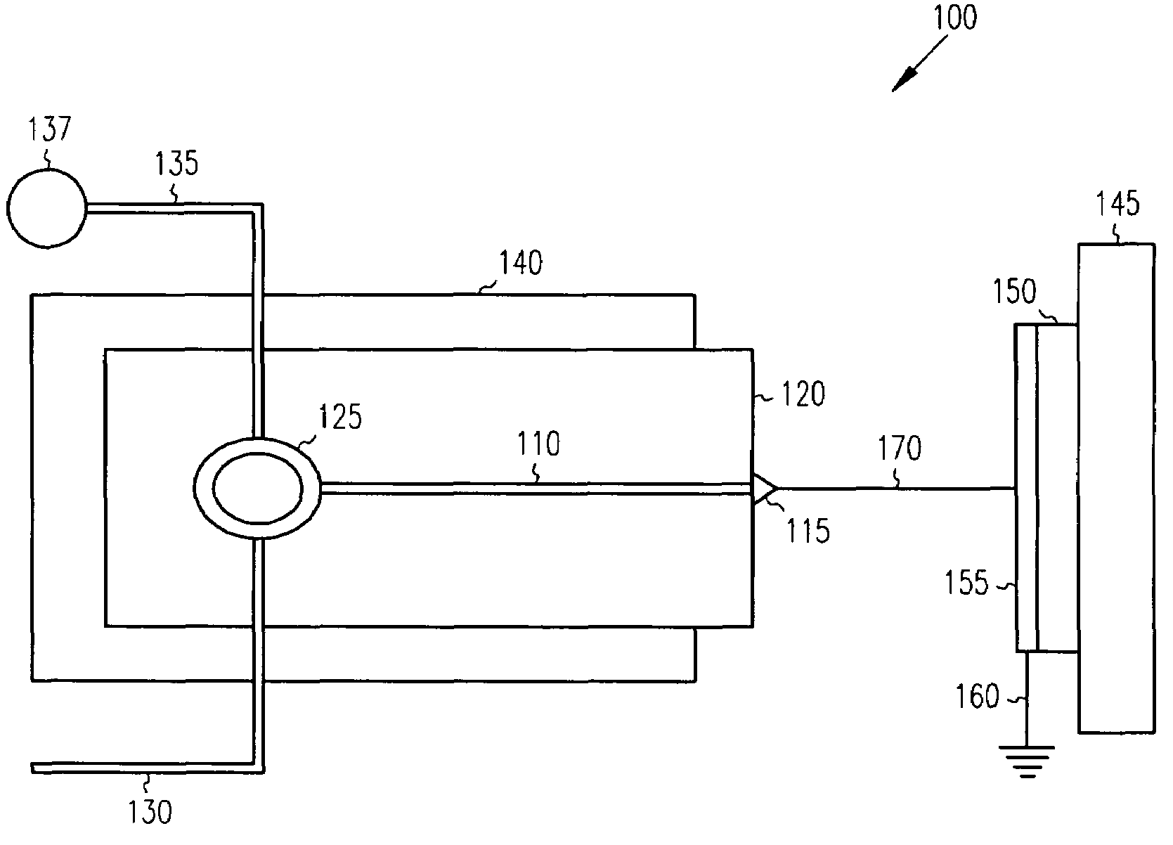 Scanned source oriented nanofiber formation