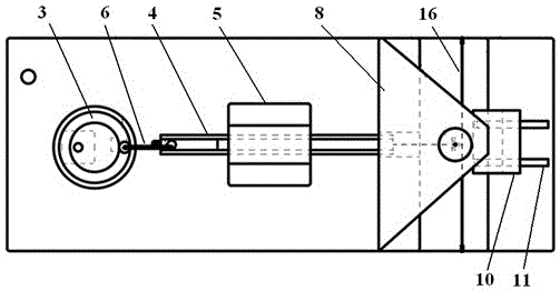 Eccentric wheel type automatic needle threading machine