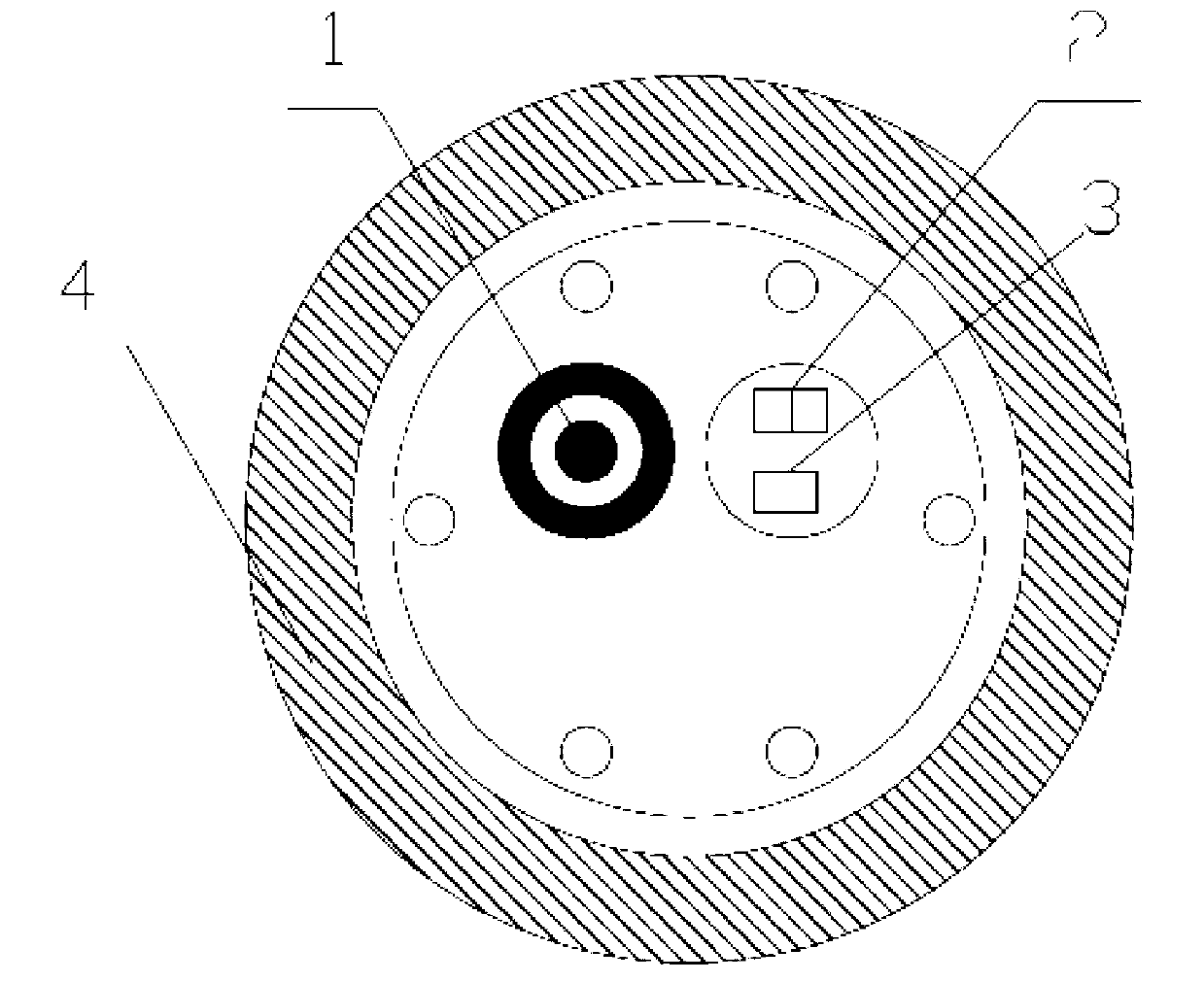 Contact type road condition detecting system