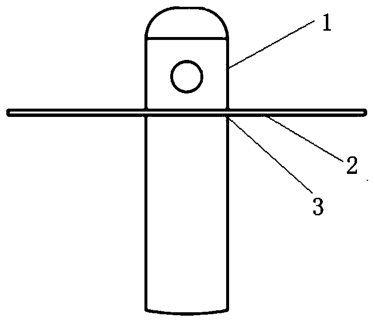 Built-in hidden urinary catheter for male