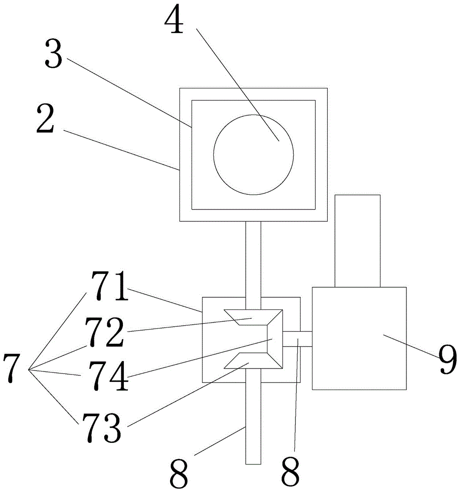 Driving structure of electric lifting table