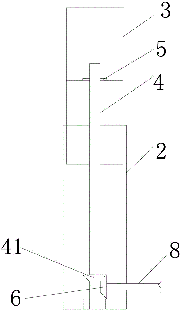 Driving structure of electric lifting table