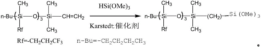 Fluorine-containing polysiloxane non-stick additive as well as preparation method and application thereof