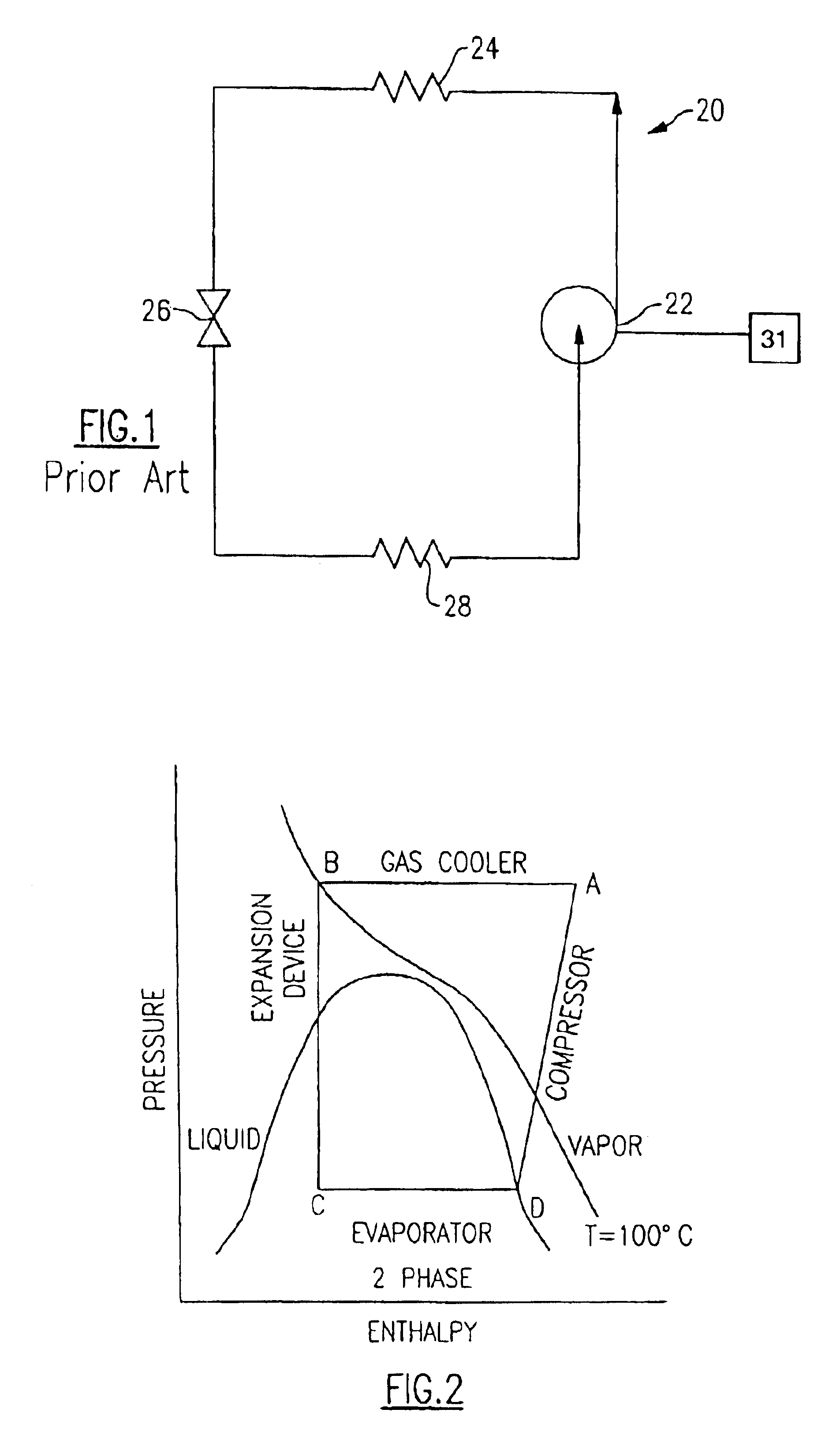 Supercritical pressure regulation of vapor compression system by regulation of expansion machine flowrate