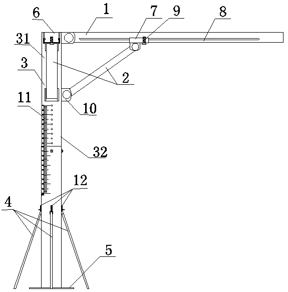 Umbrella formwork support system