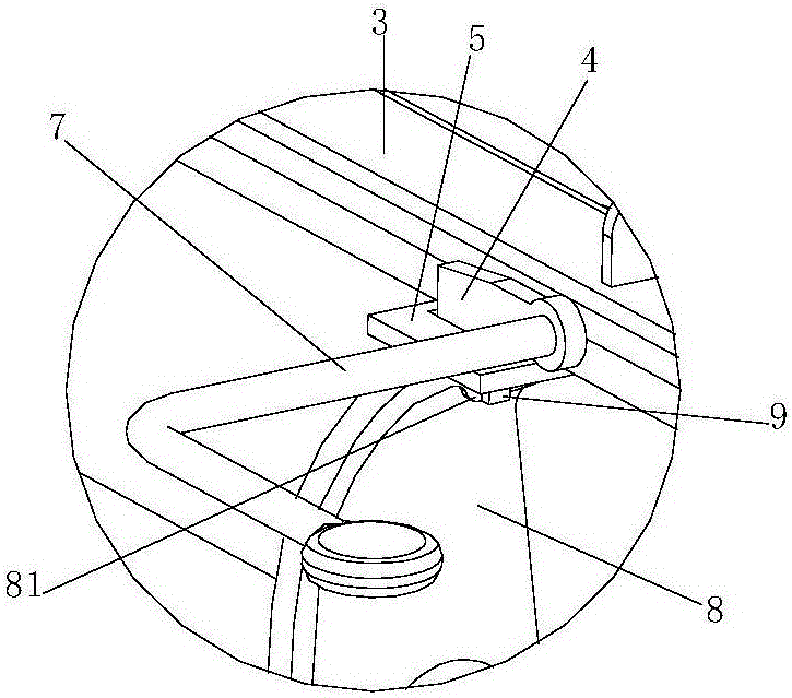 The lifting mechanism of the lifting rack