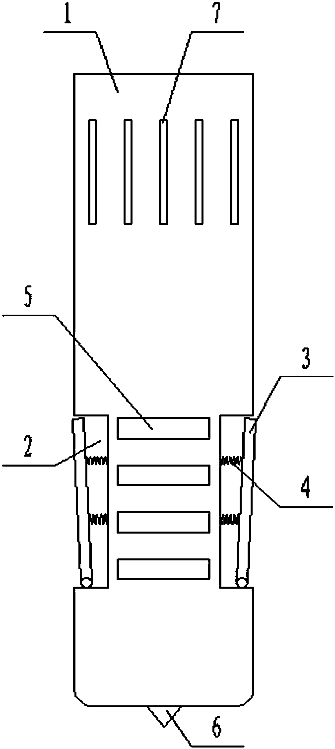 Quick-plug anchor bolt structure based on environmental protection