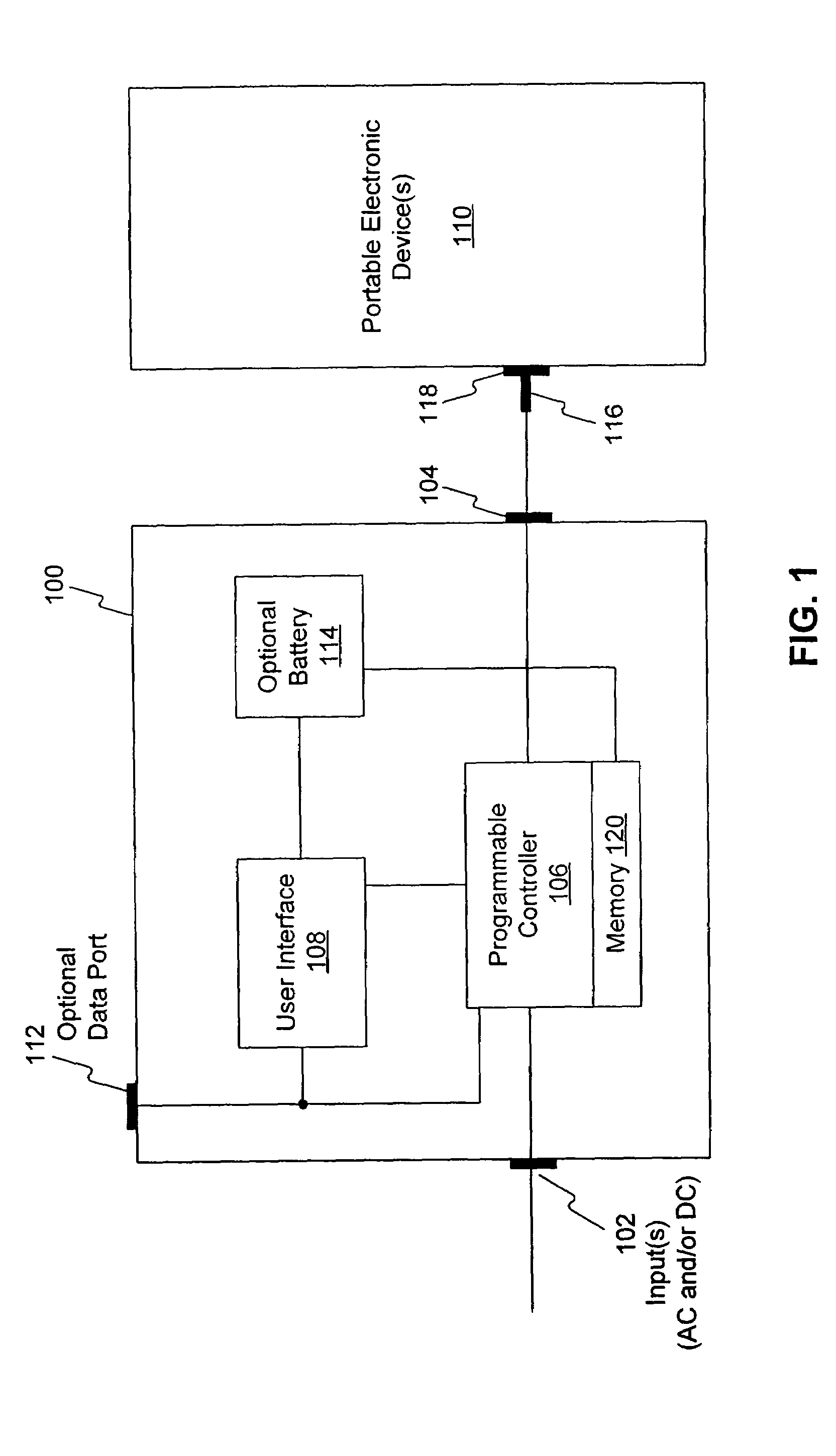 Programmable power adaptor