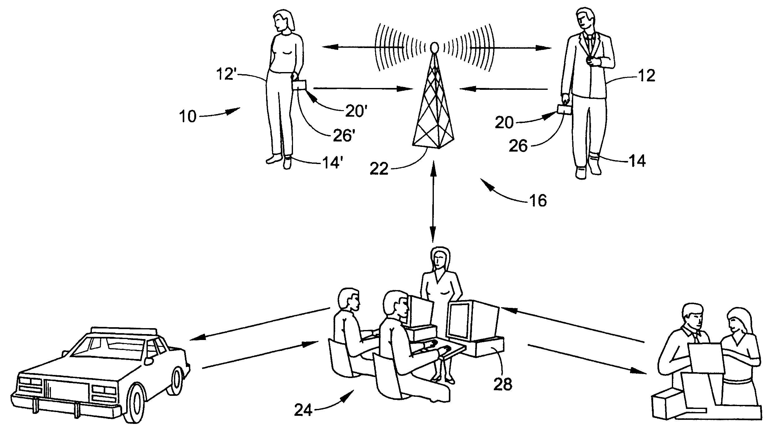 Portable monitoring apparatus with over the air programming and sampling volume collection cavity