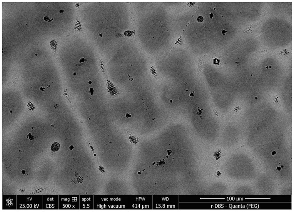 Casting high damping manganese copper alloy material and manufacturing method thereof