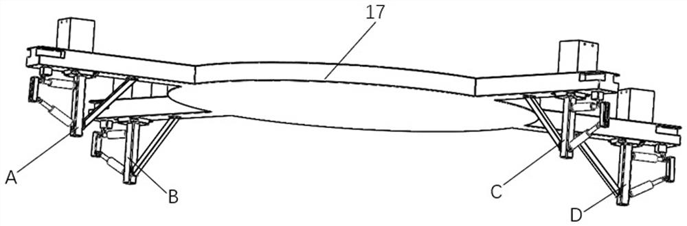 Anti-inclination stabilizing device of three-dimensional parking garage