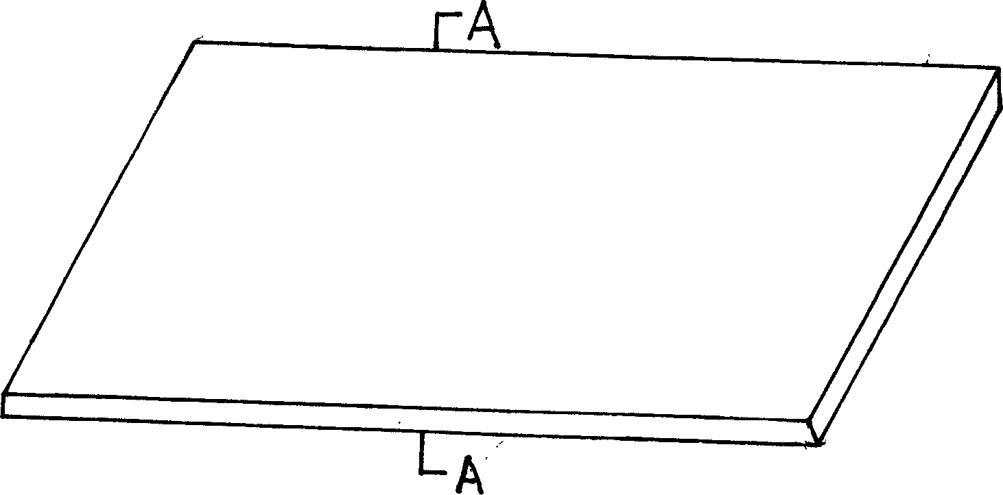 Plastic building template and manufacturing process