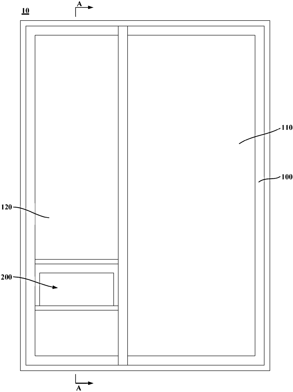 Side-by-side combination refrigerator