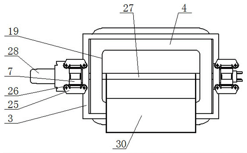 Traction trolley driven transport hopper