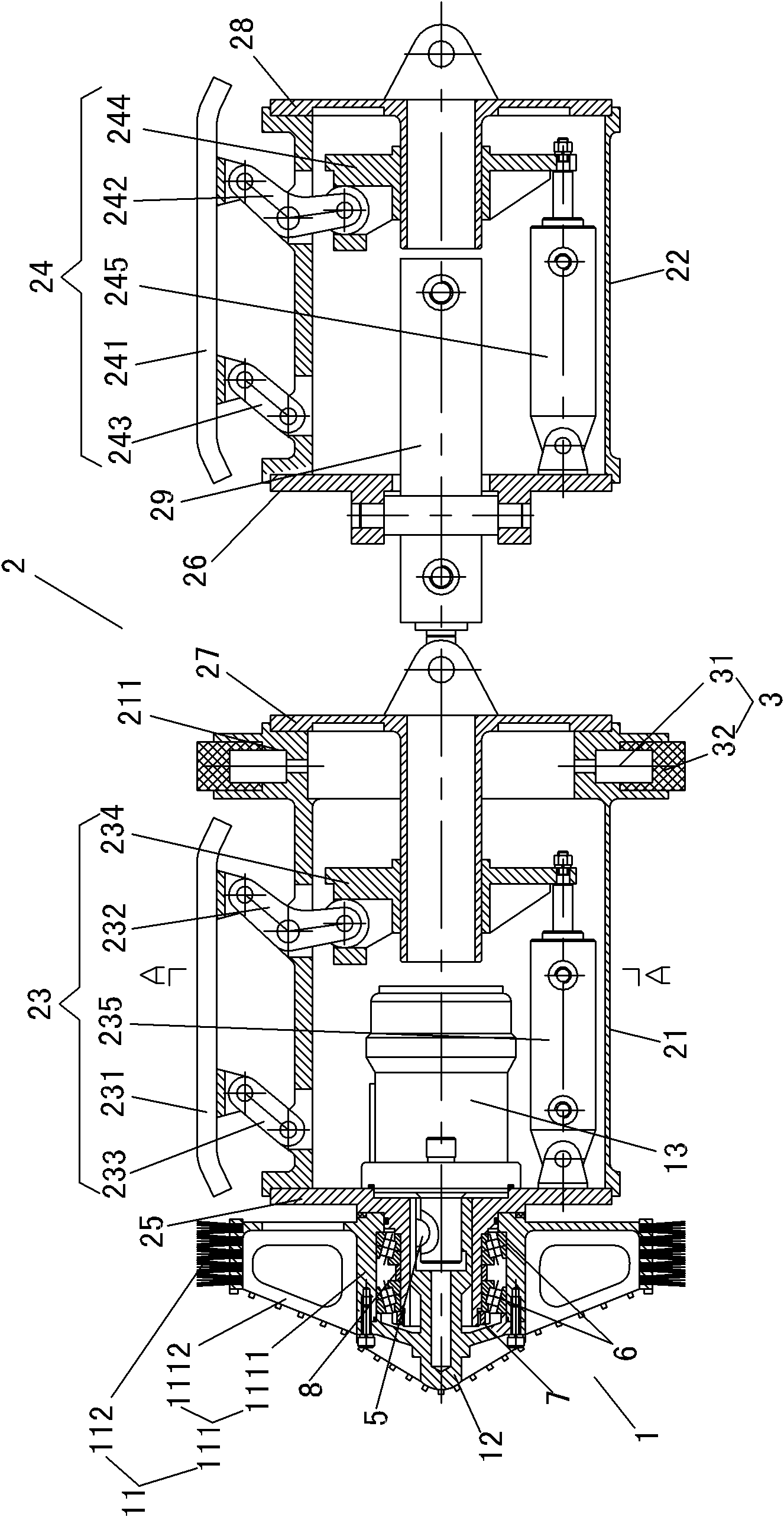 Sewage conduit cleaning and detection robot