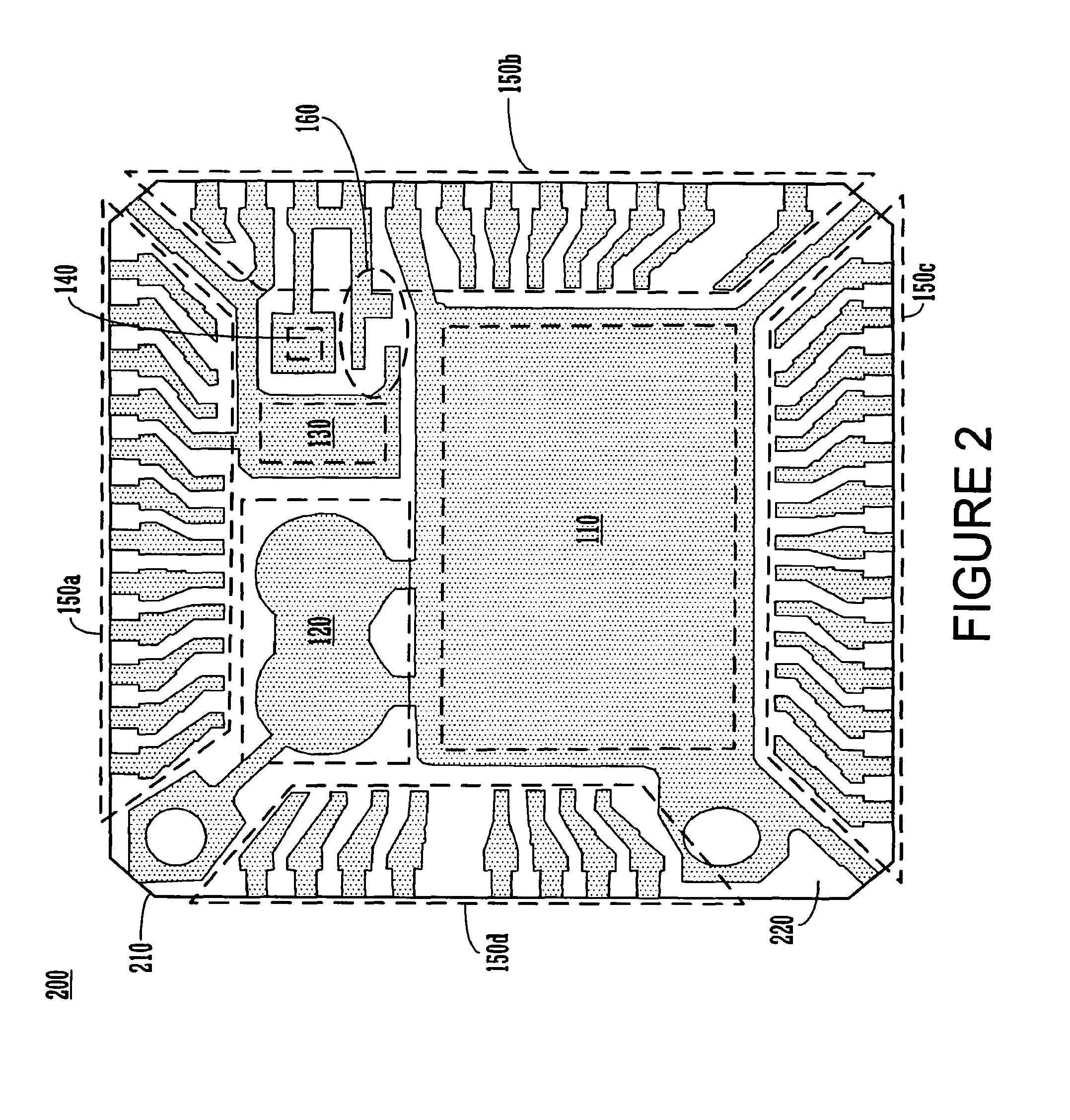 Multiple die paddle leadframe and semiconductor device package