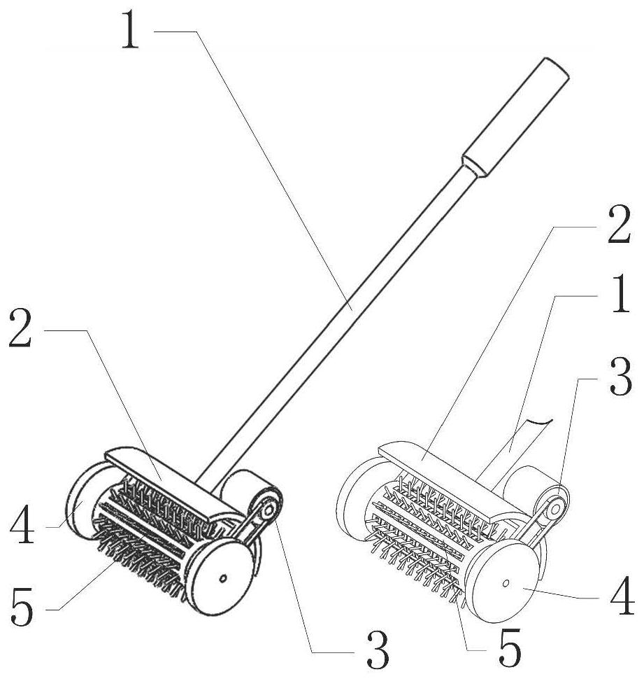 An automatic cleaning machine for construction sites