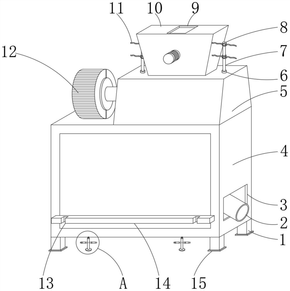 Anti-bottom-sinking feed extrusion forming granulator and forming method thereof