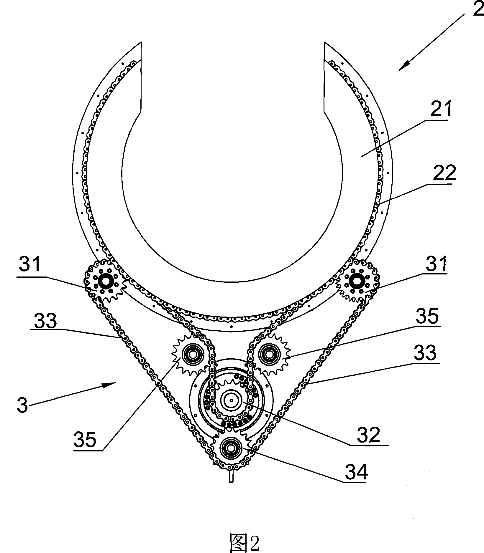 Large-sized fitting circular seam solder displacement machine