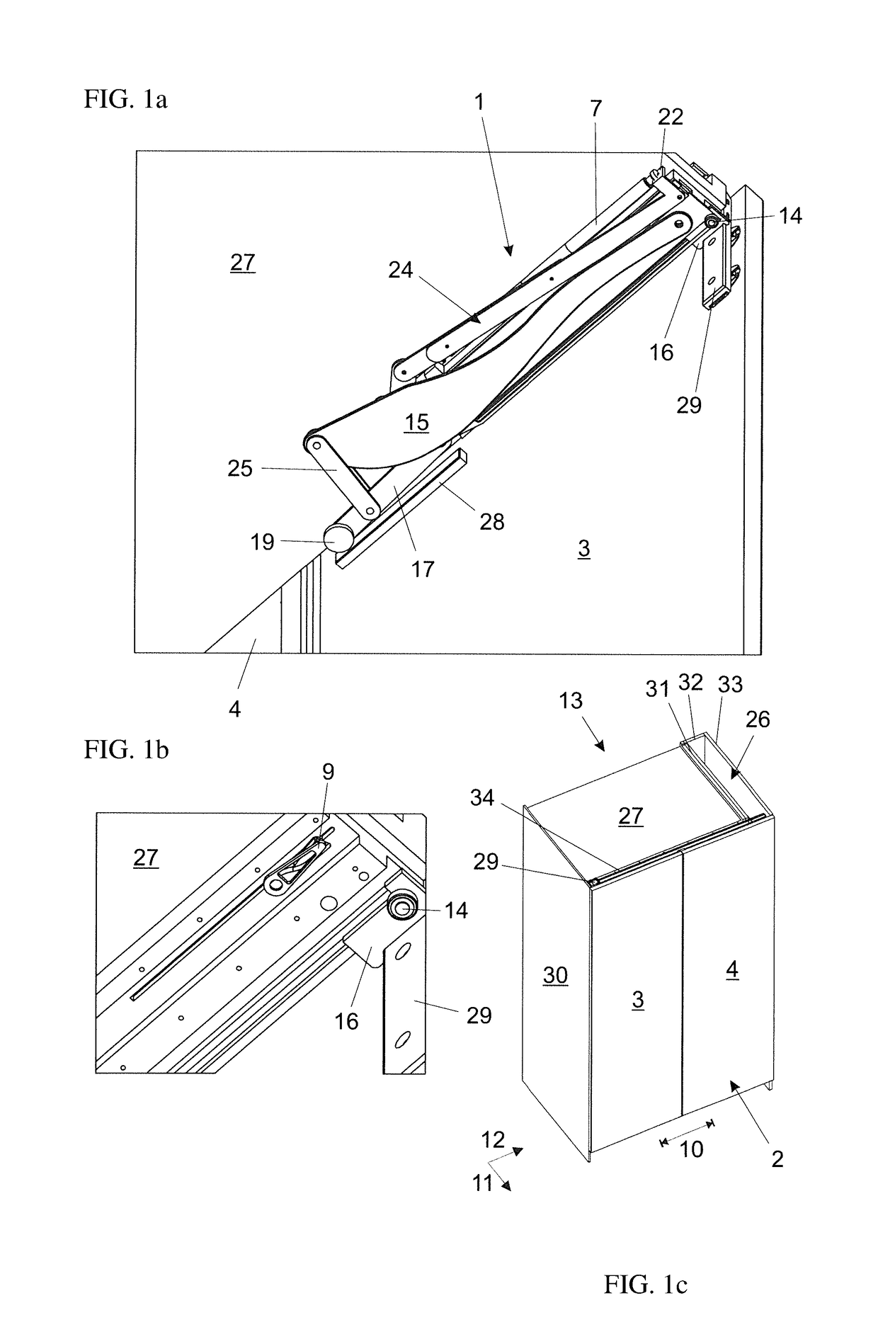 Ejecting device and arrangement consisting of a piece of furniture and an ejecting device