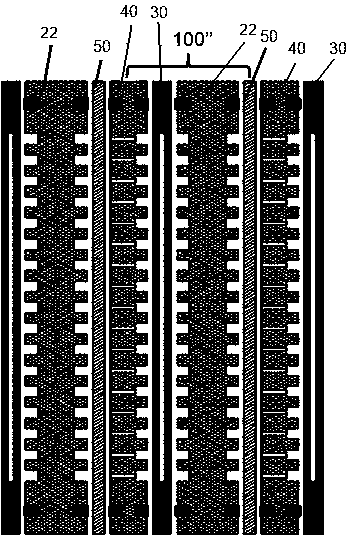 Fuel cell structure with self-humidifying function