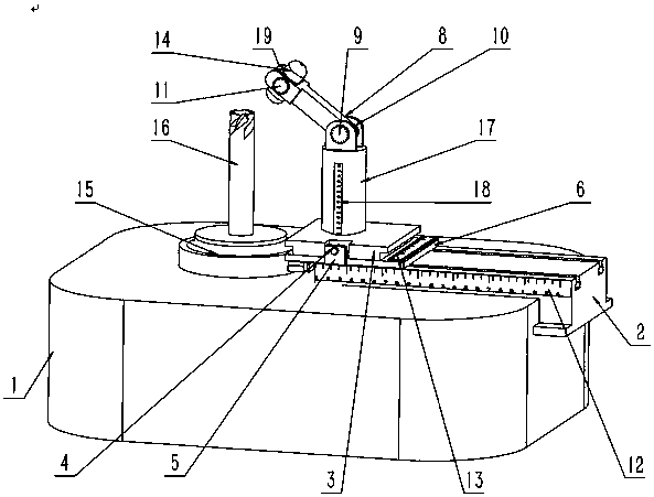 Solid carbide tool wear state detection fixture