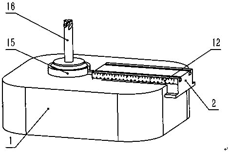 Solid carbide tool wear state detection fixture