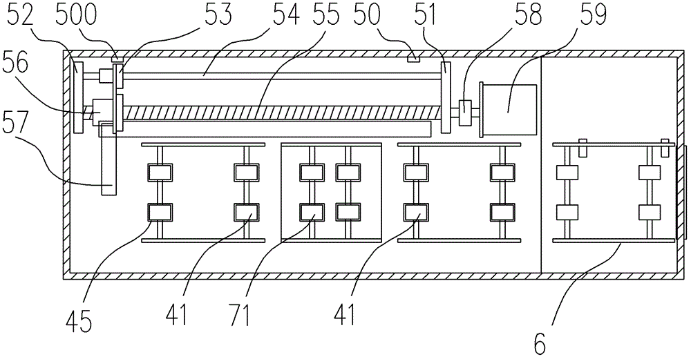 High capacity card case fixed type automatic card sender