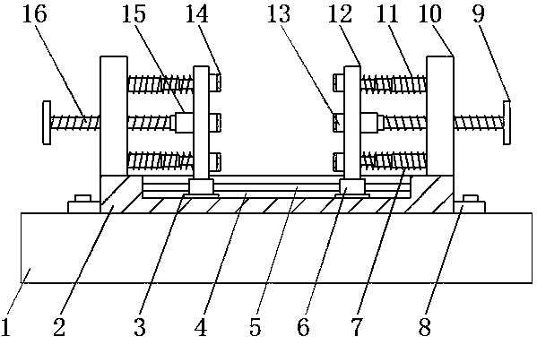 Positioning fixture for testing of digital tube display screen