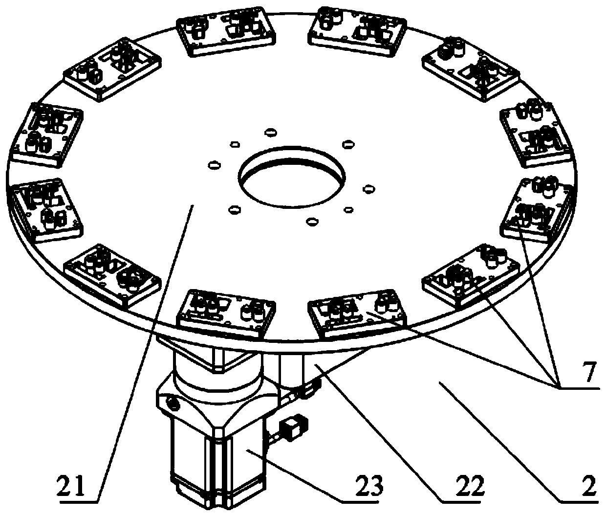 Multi-threaded hole automatic detection machine