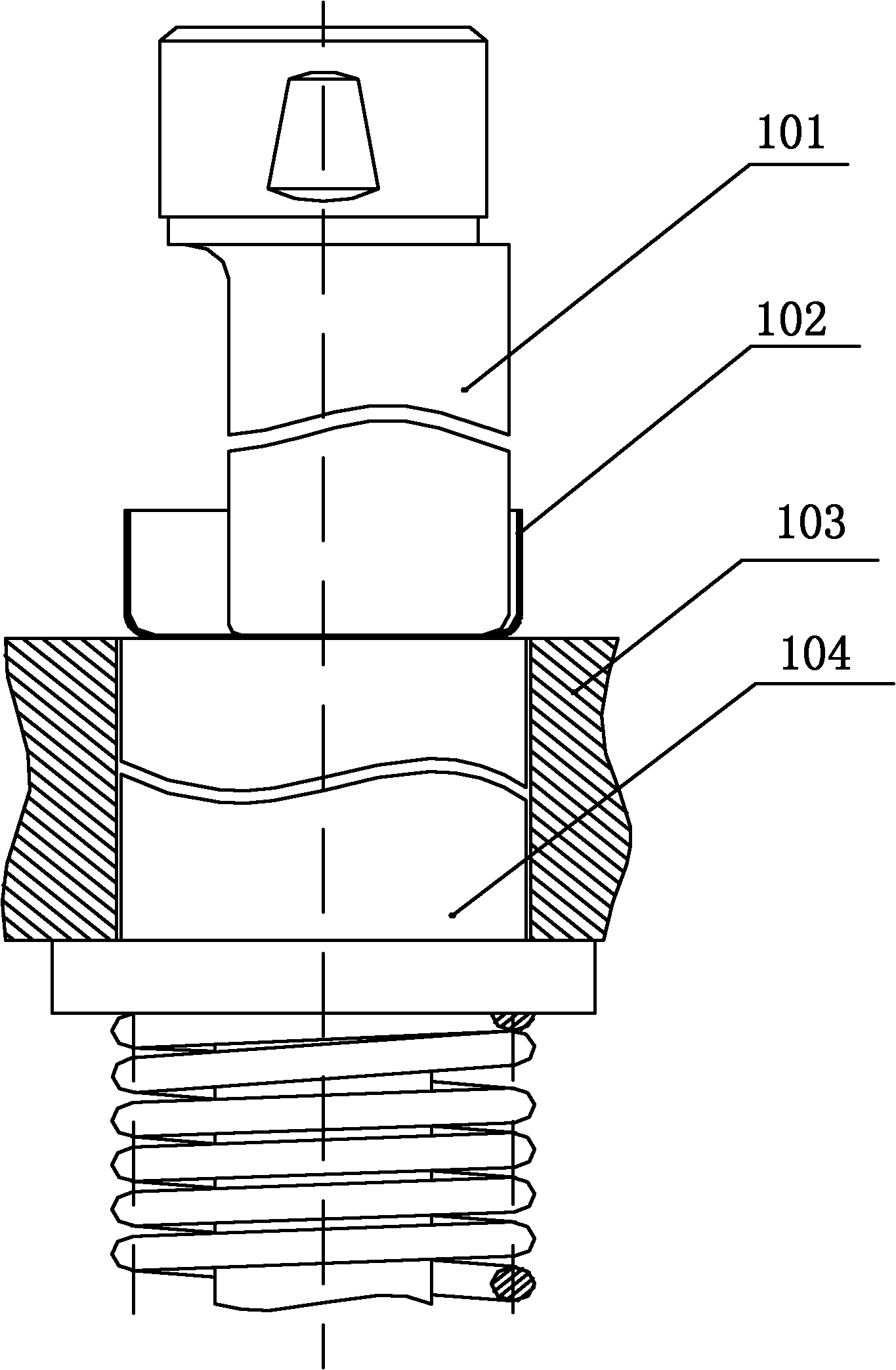 Multi-station continuous mould drawing translational station mechanism