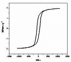 Preparation method of CoFe2O4 magnetic nano material