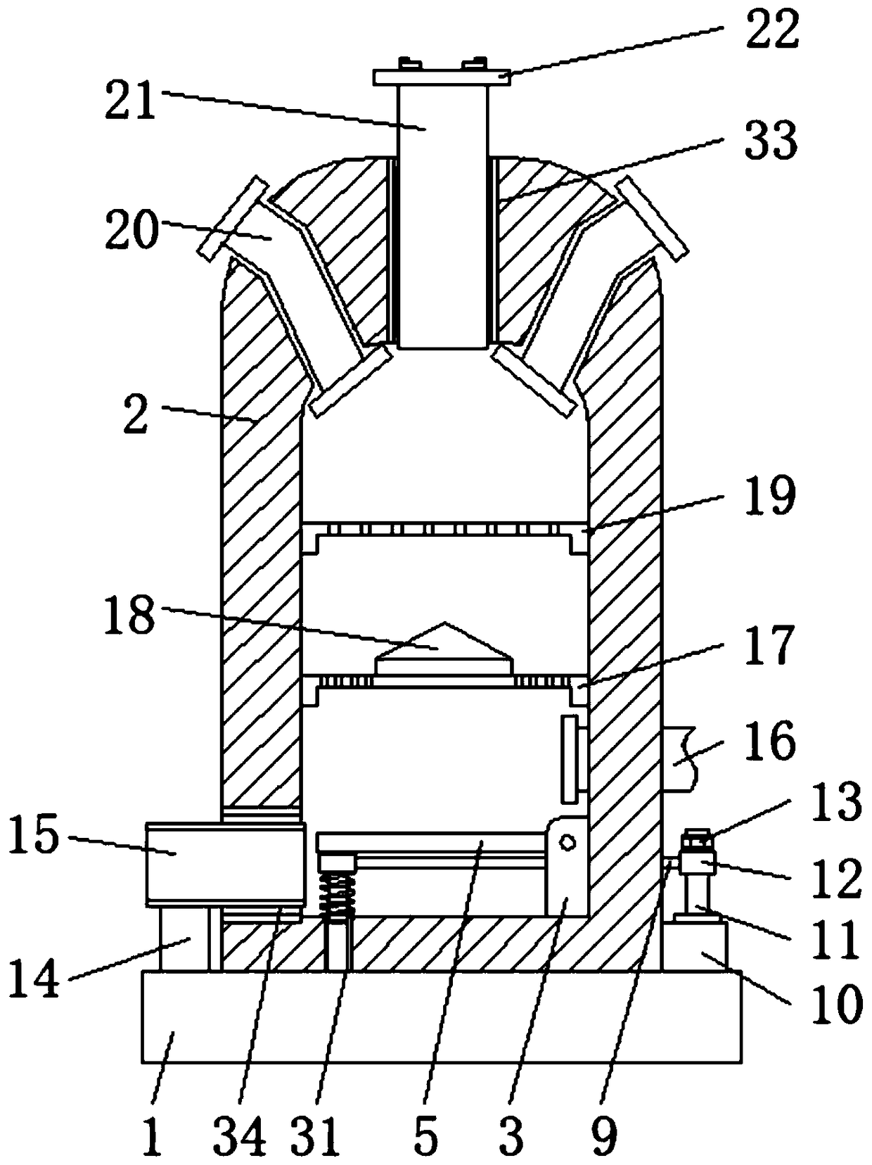 Energy-saving type coal-fired boiler