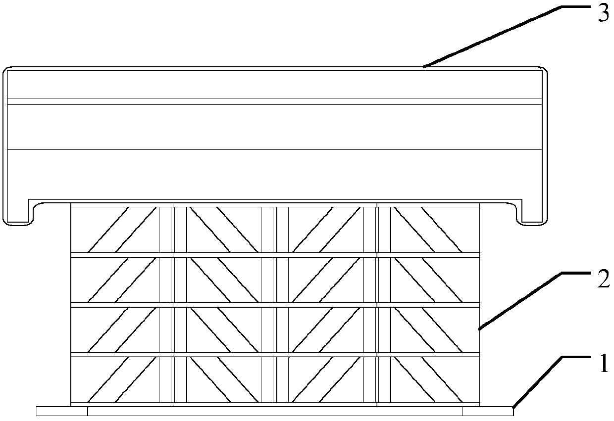 Automobile bumper and automobile based on lattice unit cell honeycomb structure