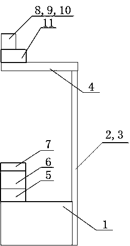 Automatic fire extinguishing system and method for urban main combat fire fighting truck