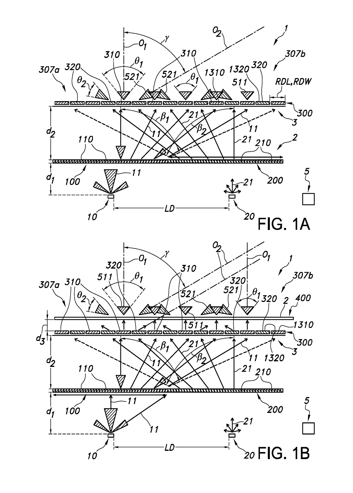 Tunable daylight experience using micro faceted foils