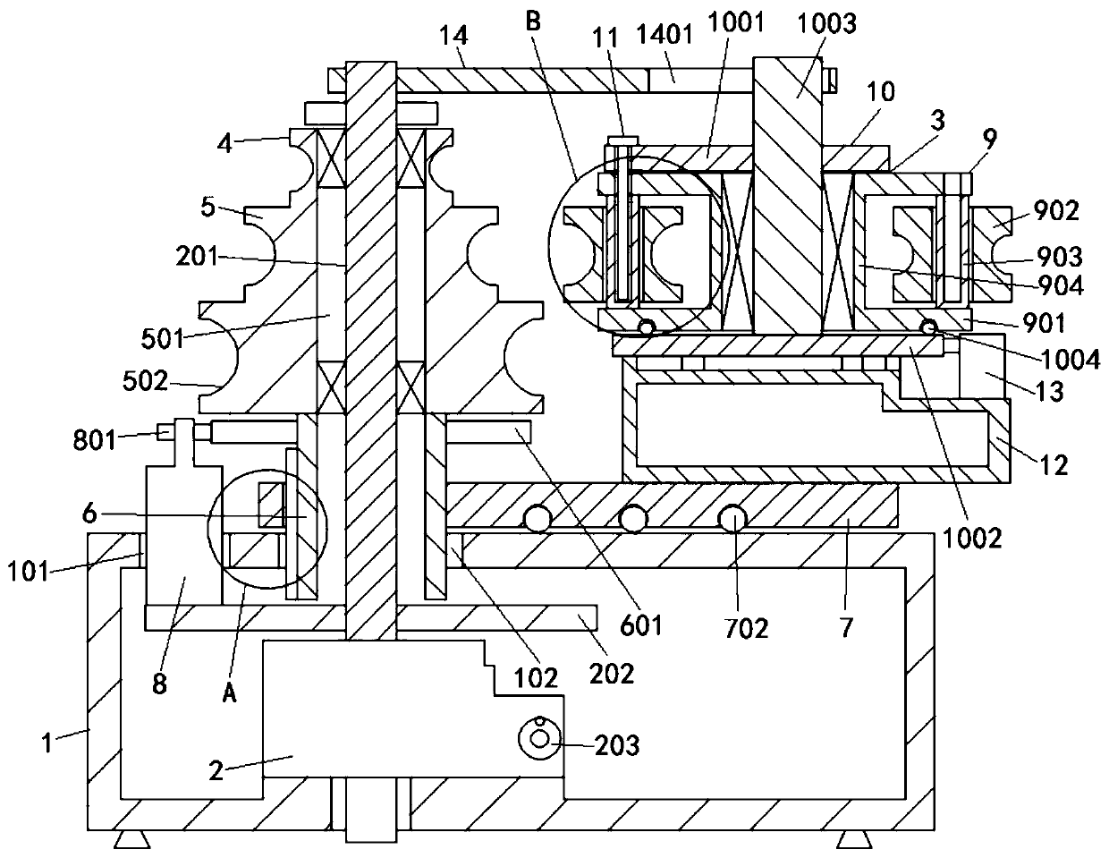 Pipe bending machine for machining pipes for automobile production and manufacturing and using method of pipe bending machine