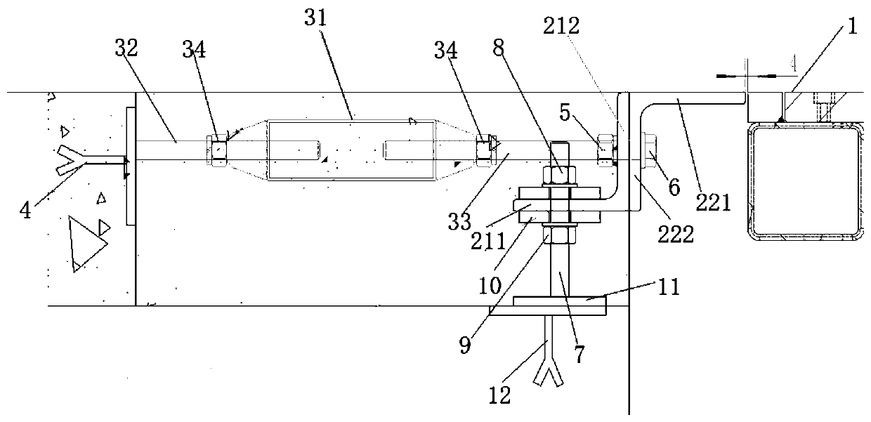 Adjustable guards for ground conveyor lines and ground conveyor lines