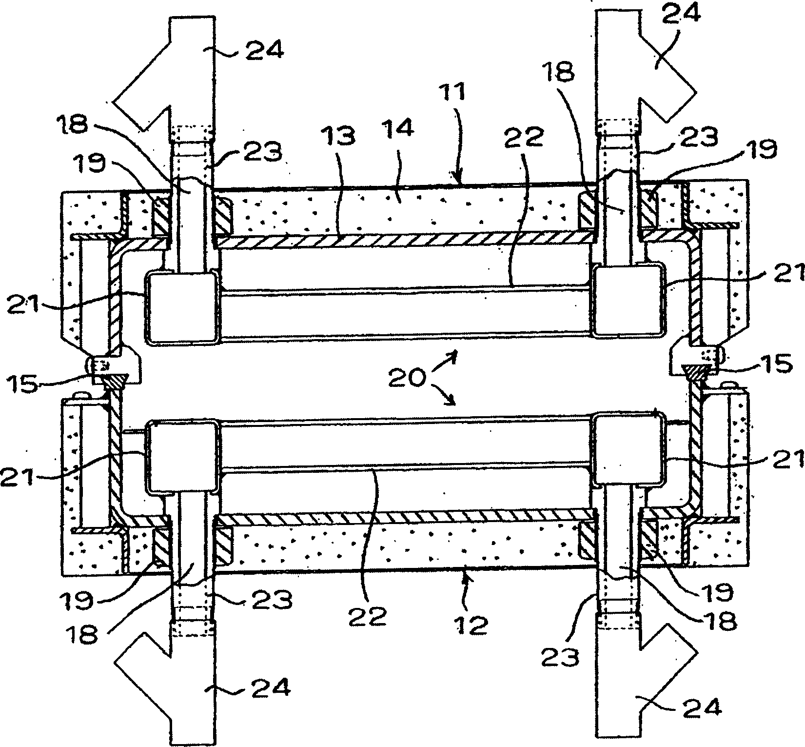 Wet & heat stretching method and apparatus for acrylonitrile fibre