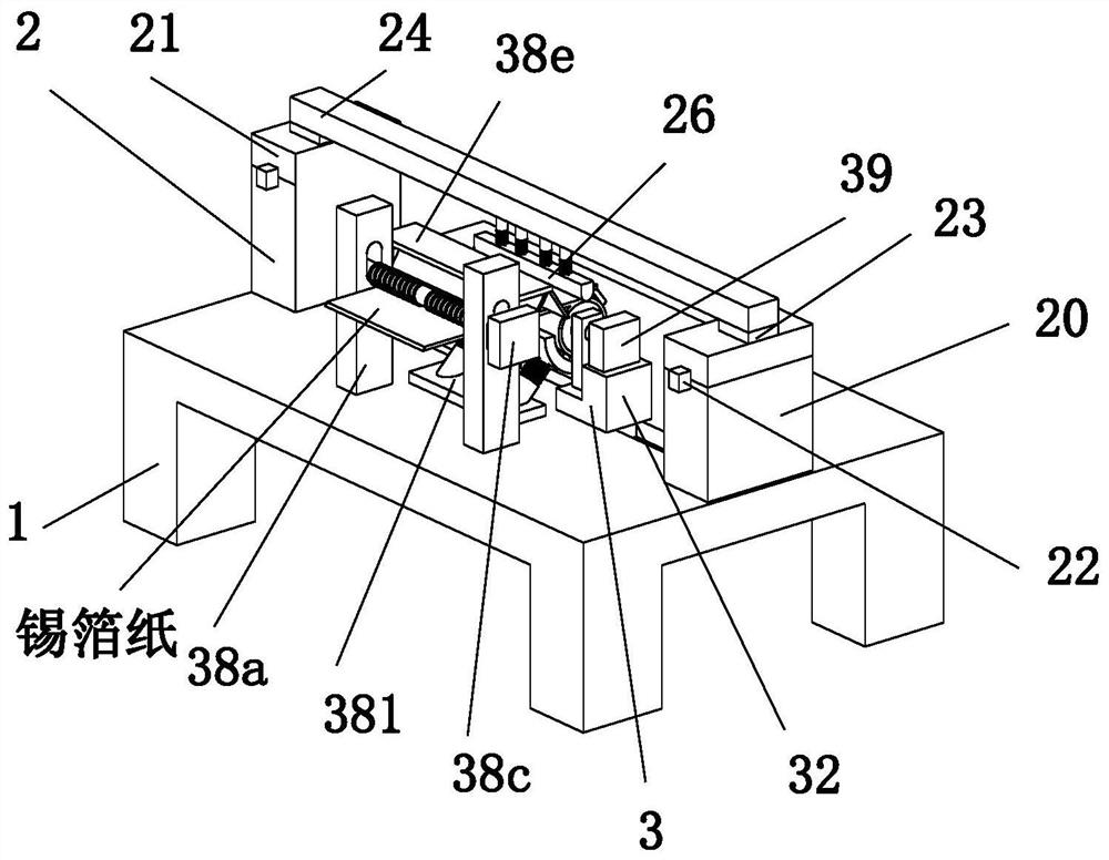 A manufacturing process for heat-resistant tinfoil rolls