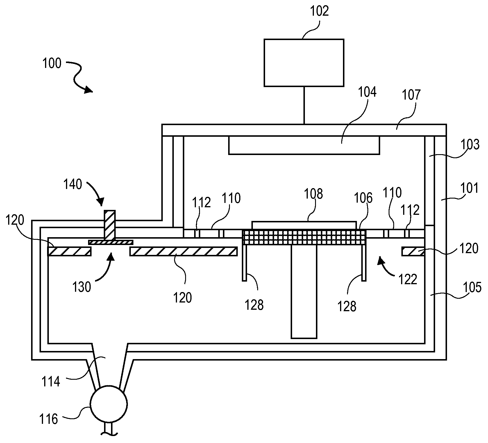 Tunable gas flow equalizer