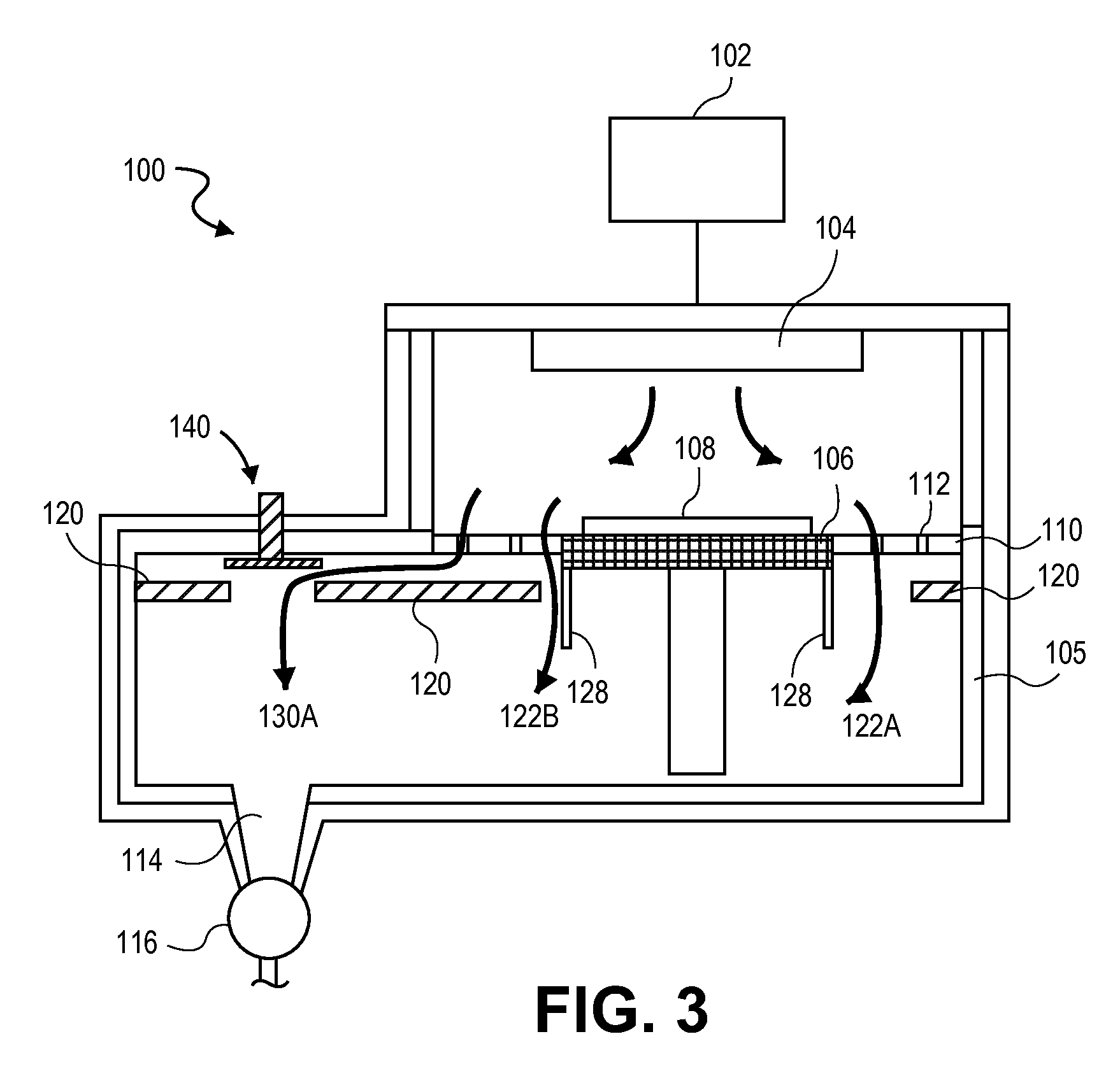 Tunable gas flow equalizer