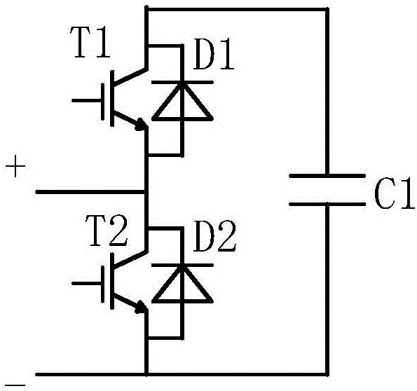 Inductive modular multilevel converter of bridge arm reactors