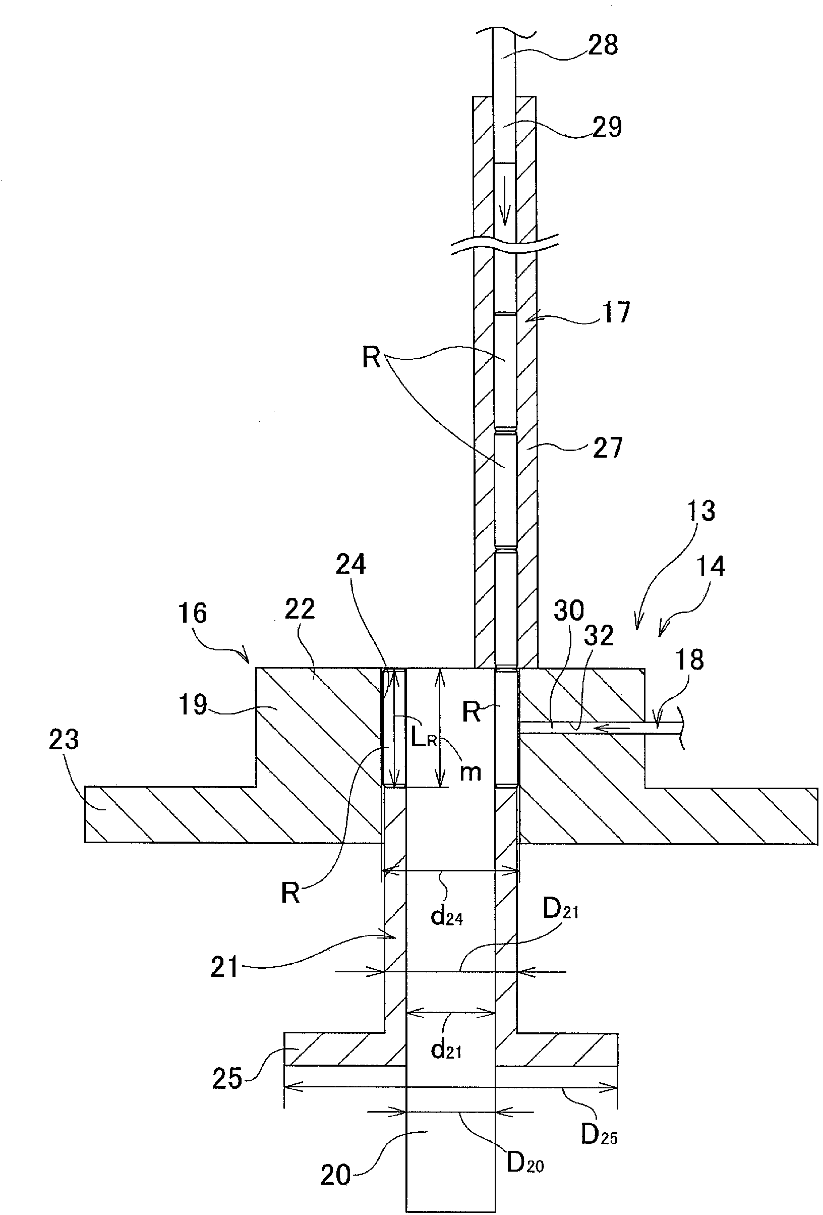 Roller alignment device and roller alignment method