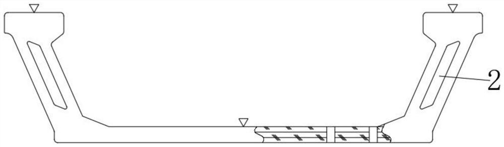 Low-height channel steel concrete composite beam