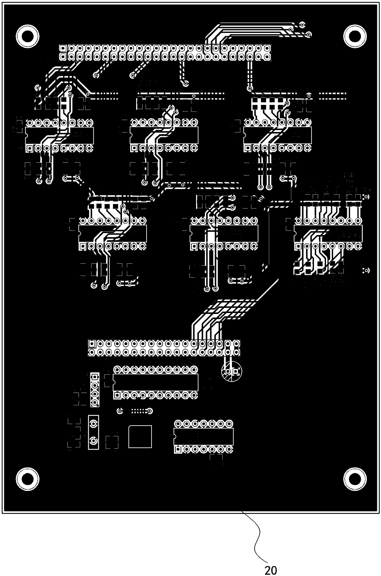 Digital circuit experiment box and using experiment method