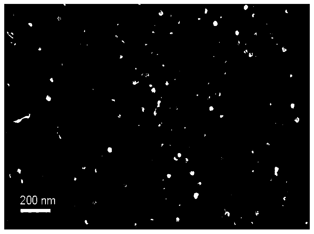 Preparation method of highly active electrode by one-step modification of ordinary metal nanocomposite surface with two noble metals