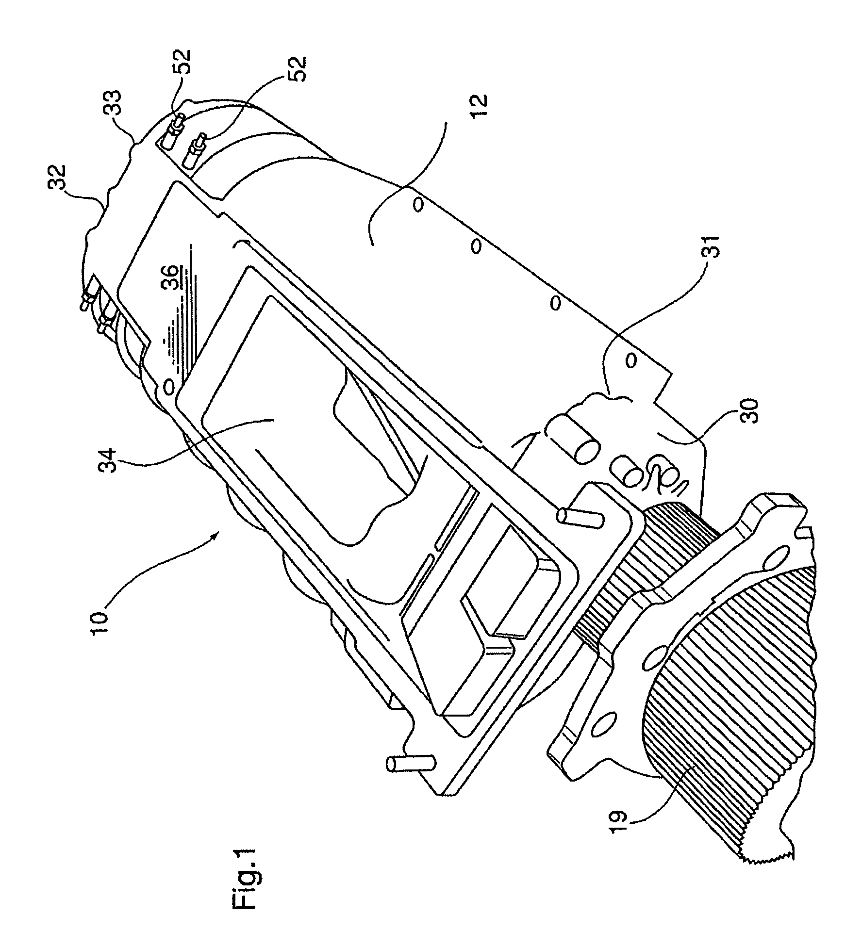 Roots type gear compressor with helical lobes having feedback cavity